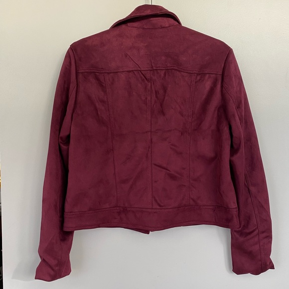 Philosophy Faux Suede Moto Jacket - Picture 2 of 7